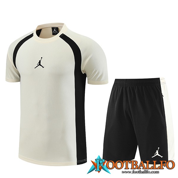 Camiseta Entrenamiento + Cortos Jordan Blanco 2023/2024