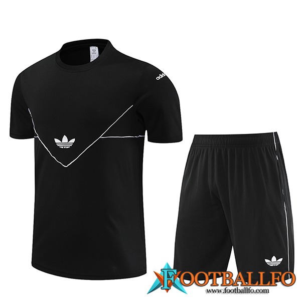 Camiseta Entrenamiento + Cortos Adidas Negro 2023/2024