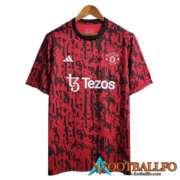 Camiseta Entrenamiento Manchester United Rojo 2023/2024