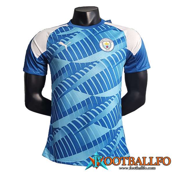 Camiseta Entrenamiento Manchester City Azul 2023/2024