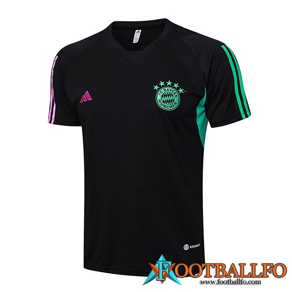 Camiseta Entrenamiento Bayern Munich Negro 2023/2024 -02