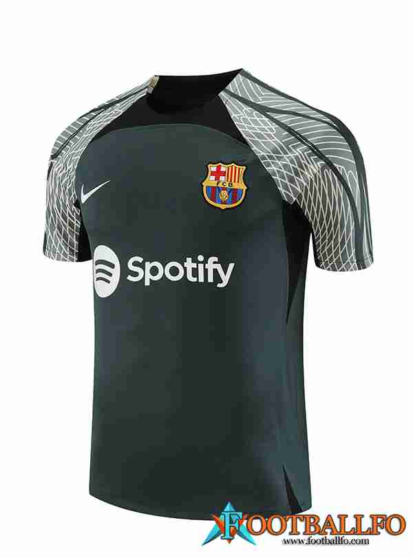 Camiseta Entrenamiento FC Barcellona Verde 2023/2024 -03