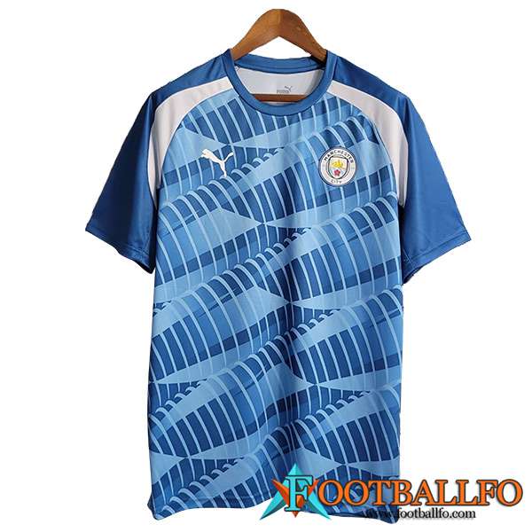 Camiseta Entrenamiento Manchester City Azul Claro 2023/2024 -02
