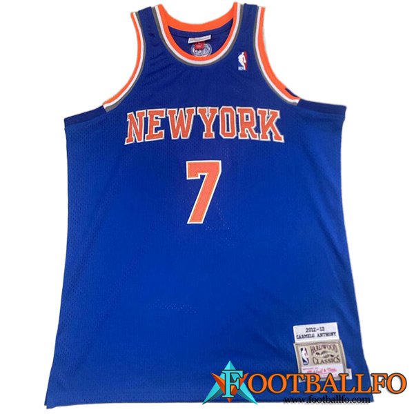 Camisetas New York Knicks (ANTHONY #7) 2023/24 Azul -02