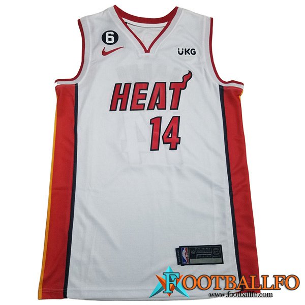 Camisetas Miami Heat (HERRO #14) 2023/24 Blanco -07