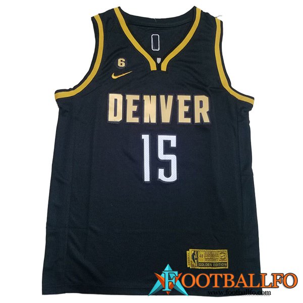 Camisetas Denver Nuggets (JOKIC #15) 2023/24 Negro -03
