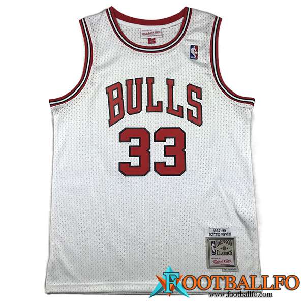 Camisetas Chicago Bulls (PIPPEN #33) 2023/24 Blanco