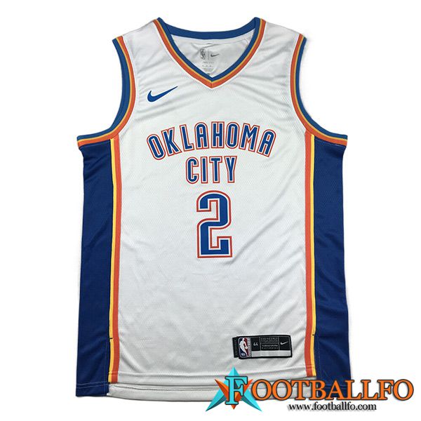 Camisetas Oklahoma City Thunder (GILGEOUS-ALEXANDER #2) 2023/24 Blanco