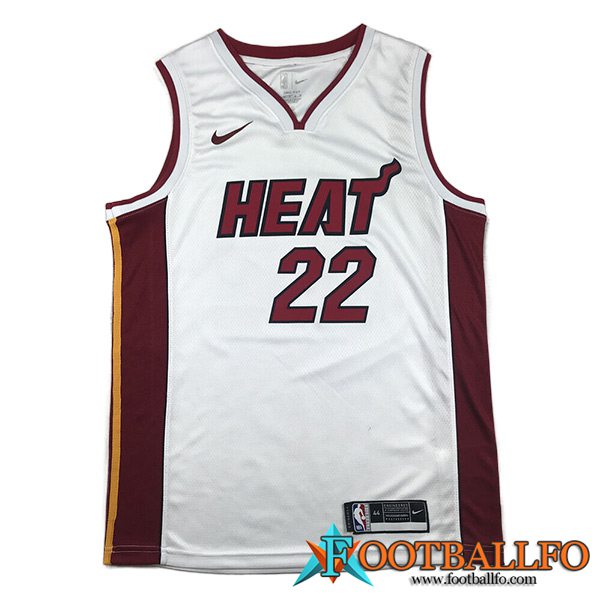 Camisetas Miami Heat (BUTLER #22) 2023/24 Blanco -06