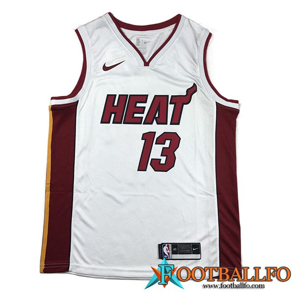 Camisetas Miami Heat (ADEBAYO #13) 2023/24 Blanco -05