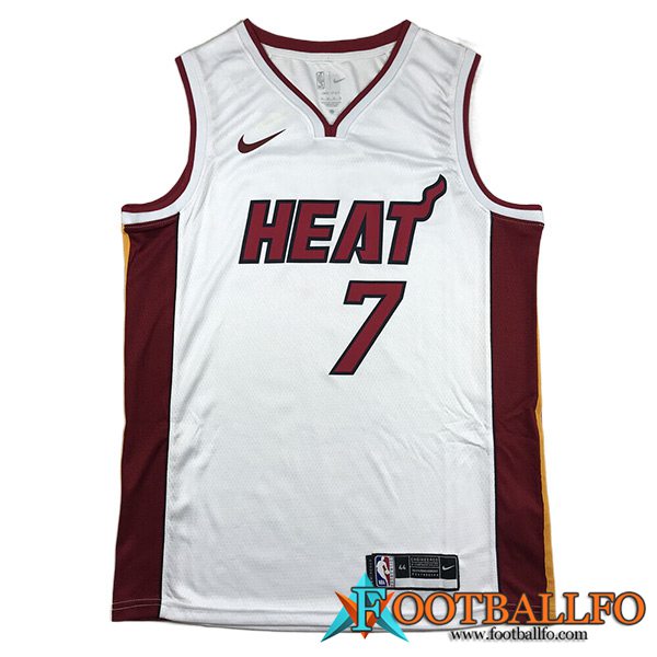 Camisetas Miami Heat (LOWRY #7) 2023/24 Blanco