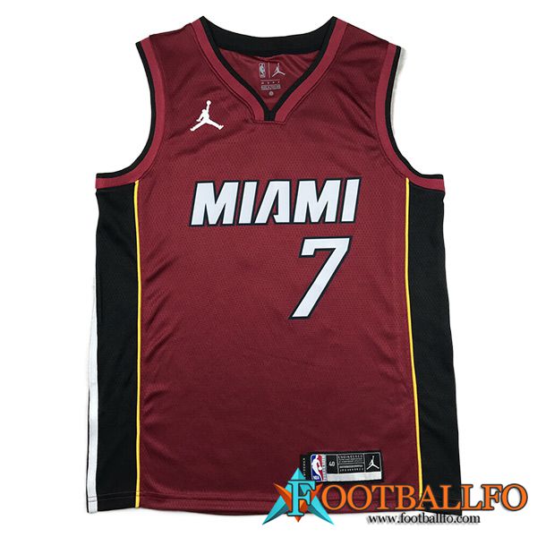 Camisetas Miami Heat (LOWRY #7) 2023/24 Rojo