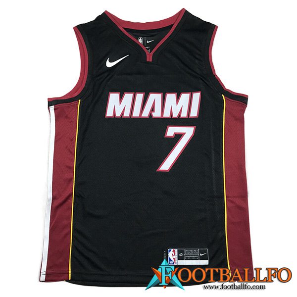 Camisetas Miami Heat (LOWRY #7) 2023/24 Negro