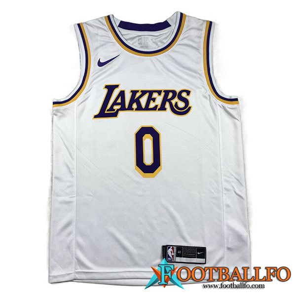 Camisetas Los Angeles Lakers (WESTBROOK #0) 2023/24 Blanco