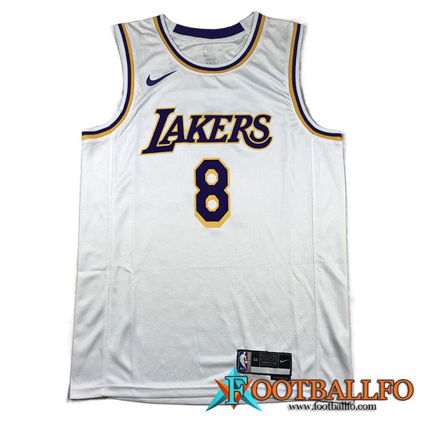 Camisetas Los Angeles Lakers (BRYANT #8) 2023/24 Blanco