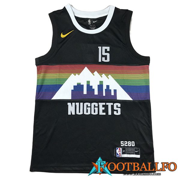 Camisetas Denver Nuggets (JOKIC #15) 2023/24 Negro -02