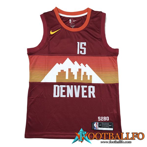 Camisetas Denver Nuggets (JOKIC #15) 2023/24 Rojo