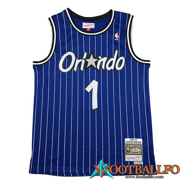 Camisetas Orlando Magic (HARDAWAY #1) 2023/24 Azul/Blanco
