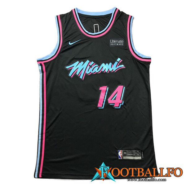Camisetas Miami Heat (HERRO #14) 2023/24 Negro -04