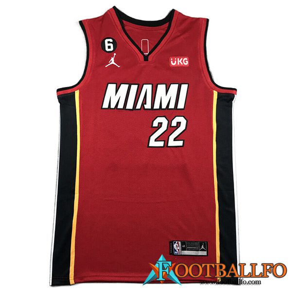 Camisetas Miami Heat (BUTLER #22) 2023/24 Rojo -03