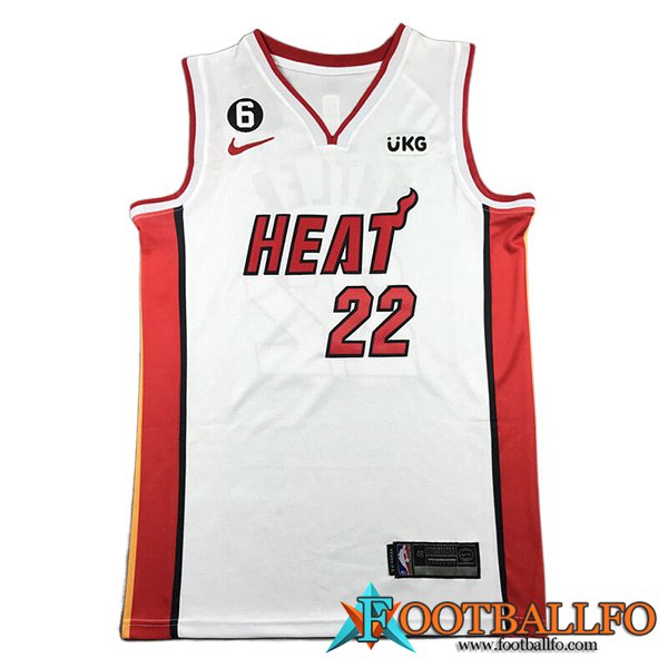 Camisetas Miami Heat (BUTLER #22) 2023/24 Blanco -05