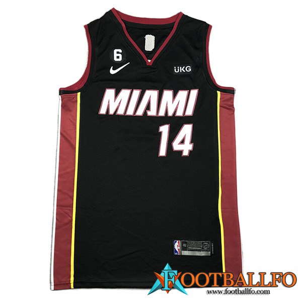 Camisetas Miami Heat (HERRO #14) 2023/24 Negro -03