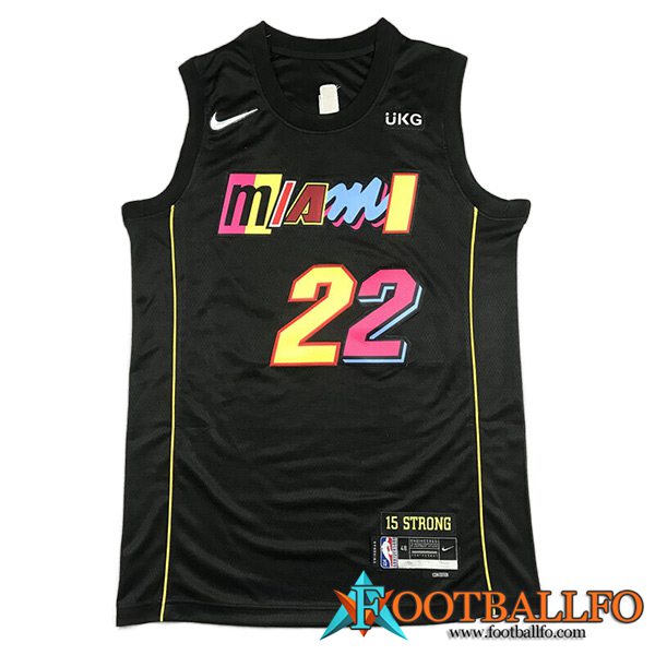 Camisetas Miami Heat (BUTLER #22) 2023/24 Negro -02