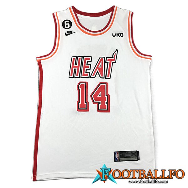 Camisetas Miami Heat (HERRO #14) 2023/24 Blanco -03