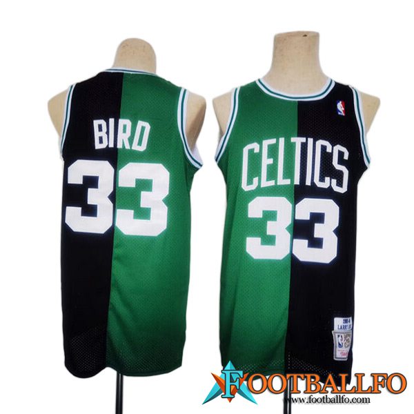 Camisetas Boston Celtics (BIRD #33) 2023/24 Negro/Verde