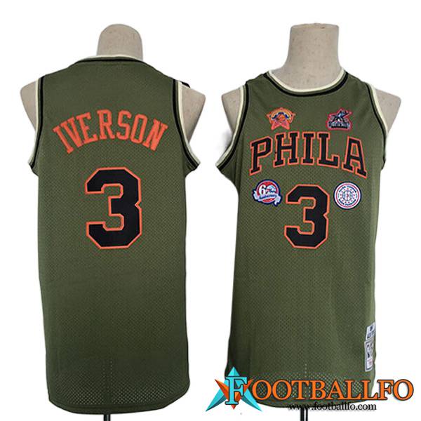 Camisetas Philadelphia 76ers (IVERSON #3) 2023/24 Marrón