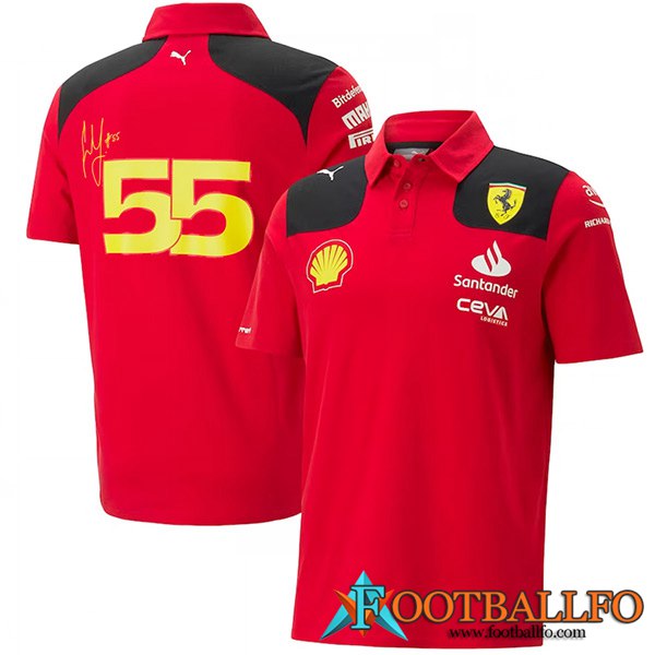Polo F1 Scuderia Ferrari Team Rojo 2023 -02