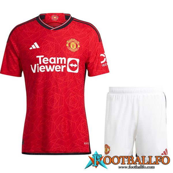 Camisetas Futbol Manchester United Primera + Cortos 2023/2024
