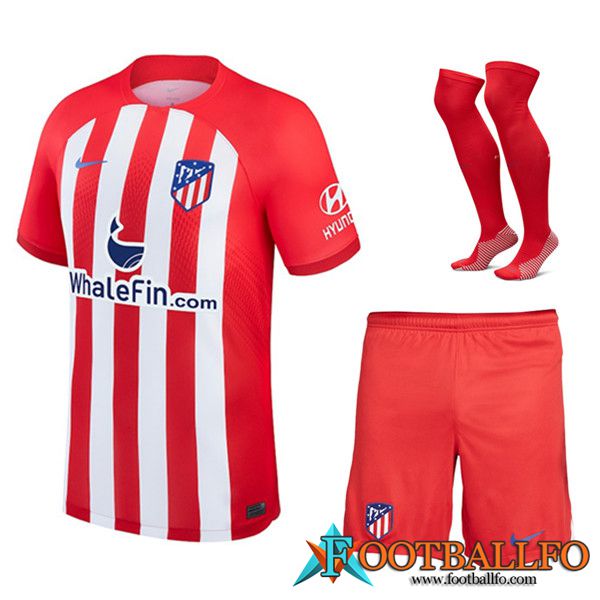 Camisetas Futbol Atletico Madrid Primera (Cortos + Calcetines) 2023/2024