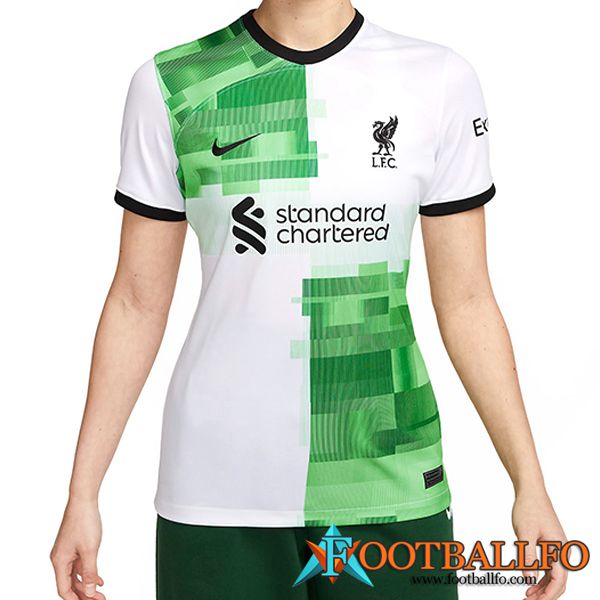 Camisetas De Futbol FC Liverpool Mujer Segunda 2023/2024