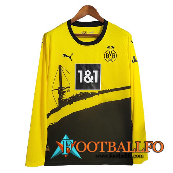 Camisetas De Futbol Dortmund Primera Manga Larga 2023/2024