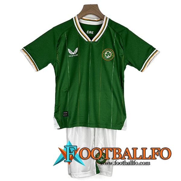 Camisetas De Futbol Irlande Ninos Primera 2023/2024