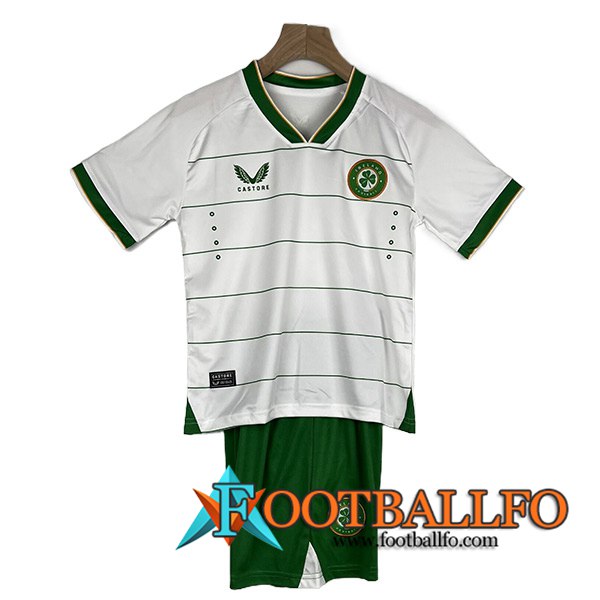 Camisetas De Futbol Irlande Ninos Segunda 2023/2024