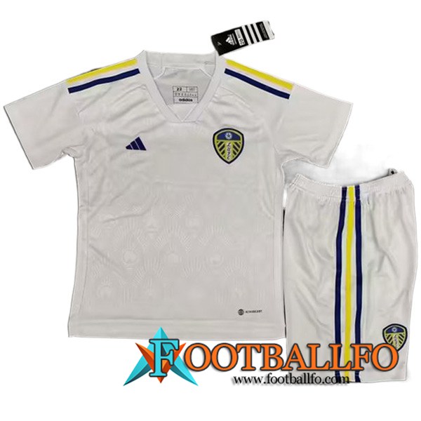 Camisetas De Futbol Leeds United Ninos Primera 2023/2024