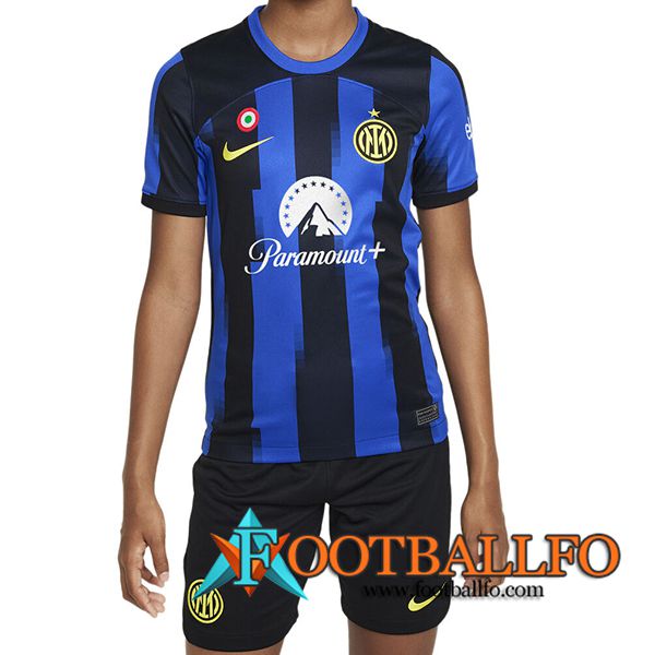 Camisetas De Futbol Inter Milan Ninos Primera 2023/2024