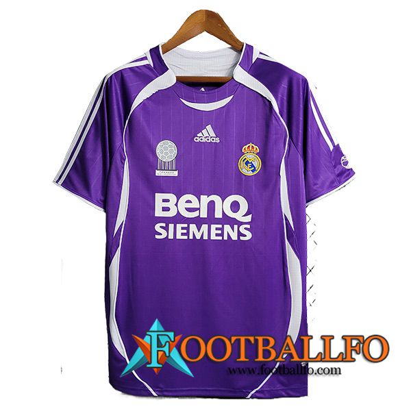 Camisetas De Futbol Real Madrid Retro Tercera 2006/2007