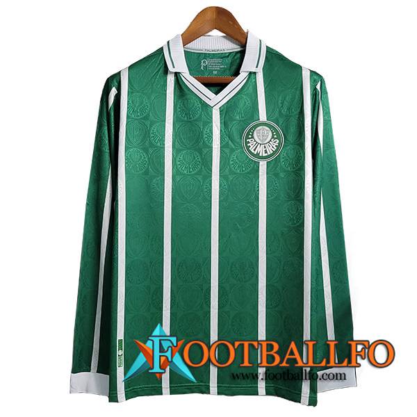 Camisetas De Futbol Palmeiras Retro Primera Manga Largas 1993/1994