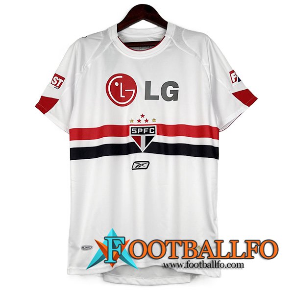 Camisetas De Futbol Sao Paulo FC Retro Primera 2007/2008