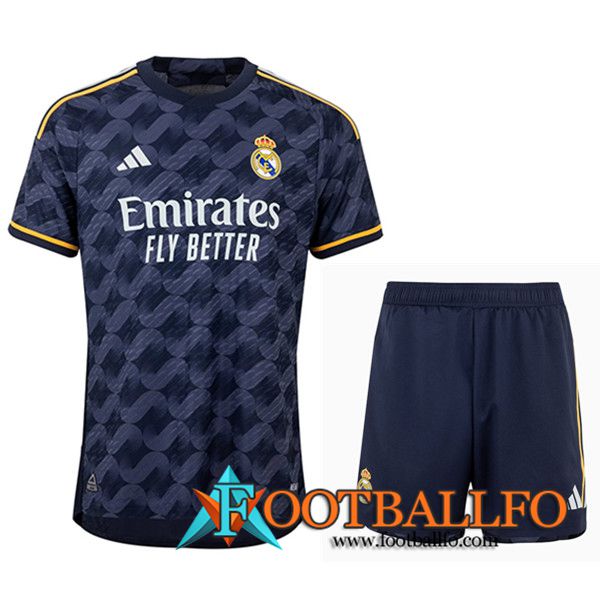 Camisetas Futbol Real Madrid Segunda + Cortos 2023/2024