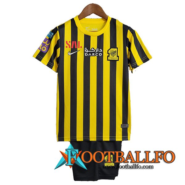 Nueva Camisetas De Futbol Al-Ittihad Ninos Primera 2023/2024