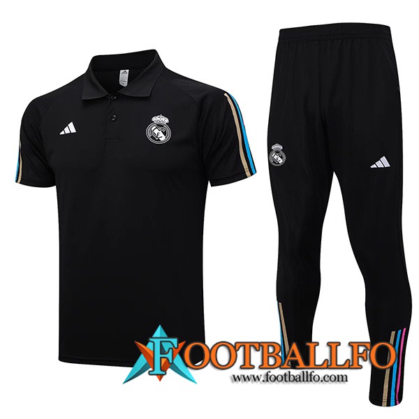 Camiseta Polo Real Madrid Negro 2023/2024