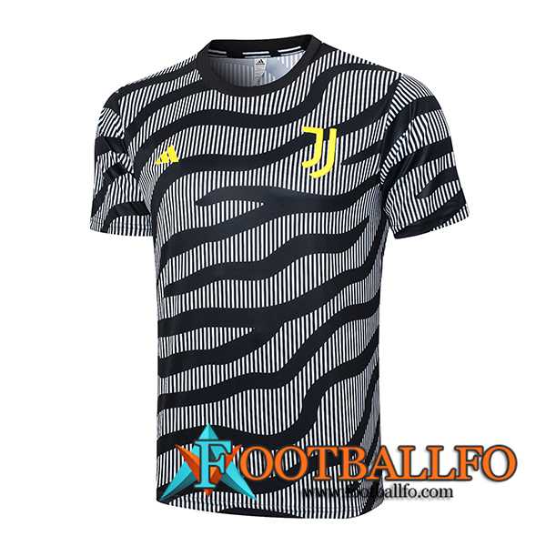 Camiseta Entrenamiento Juventus Negro/Gris 2023/2024 -02