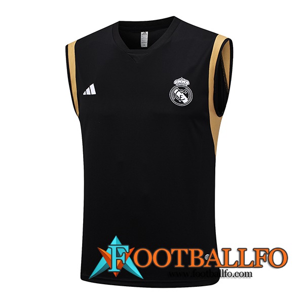 Chalecos De Futbol Real Madrid Negro 2023/2024 -03