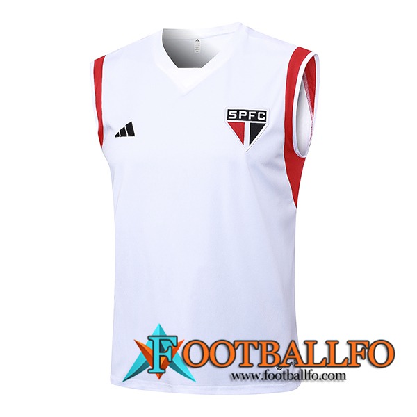 Chalecos De Futbol Sao Paulo FC Blanco 2023/2024 -03