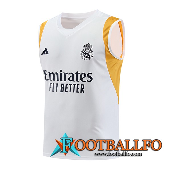 Chalecos De Futbol Real Madrid Blanco 2023/2024 -05