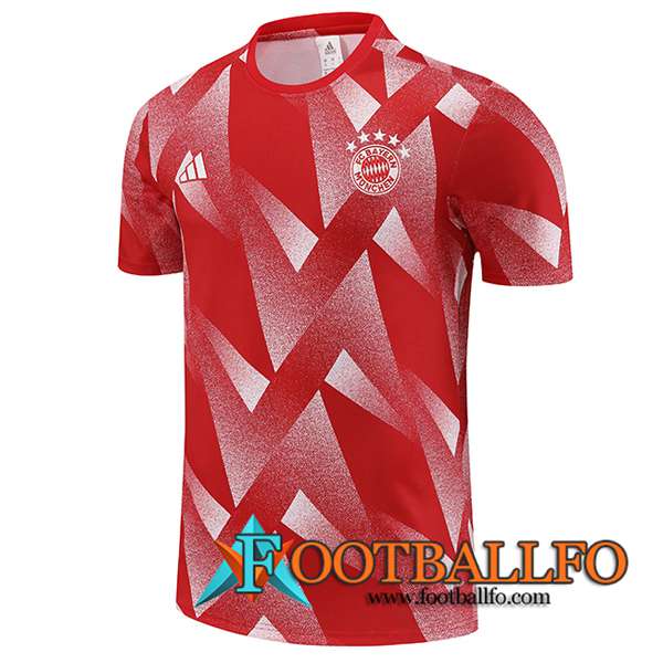 Camiseta Entrenamiento Bayern Munich Rojo 2023/2024 -02